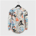 Mens Hipster Hip Hop Short Sleeve Print T-Shirt Shirts Men - front view