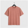 Men's Heavy Weight Boxy Crew Neck Short Sleeve T-Shirt - front view