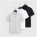 Dress Polo Shirts for Men 3 Pack - Polo Shirts for Men Short Sleeve - UPF 50+ Golf Polos - front view